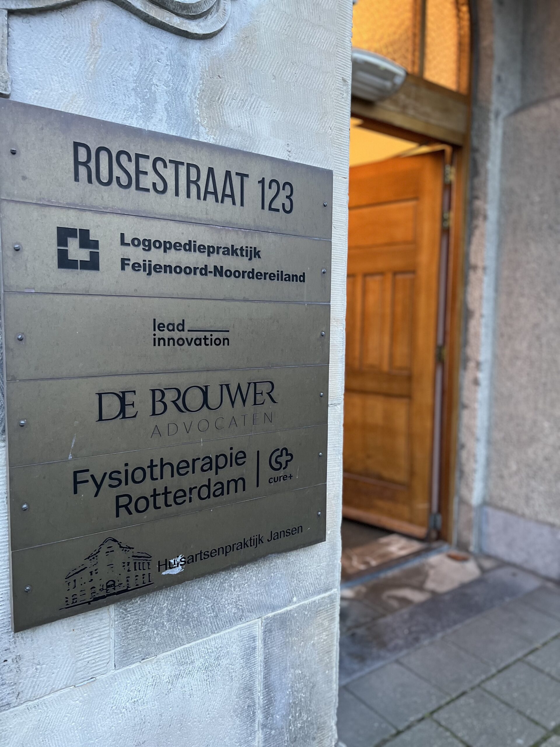 De locatie van de praktijk